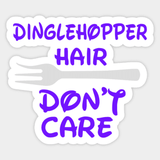 Dinglehopper Hair Sticker